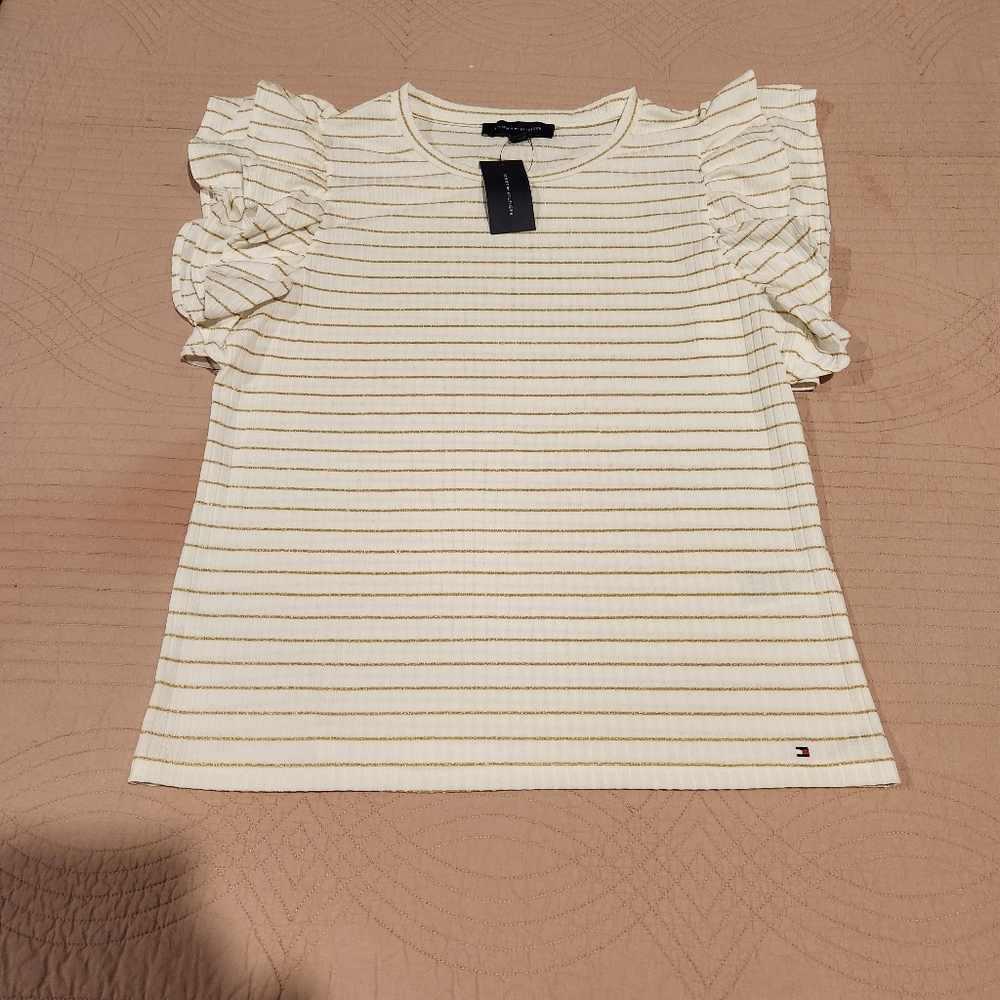 TOMMY HILFIGER WOMEN'S "SHINE" BLOUSE NWT!!